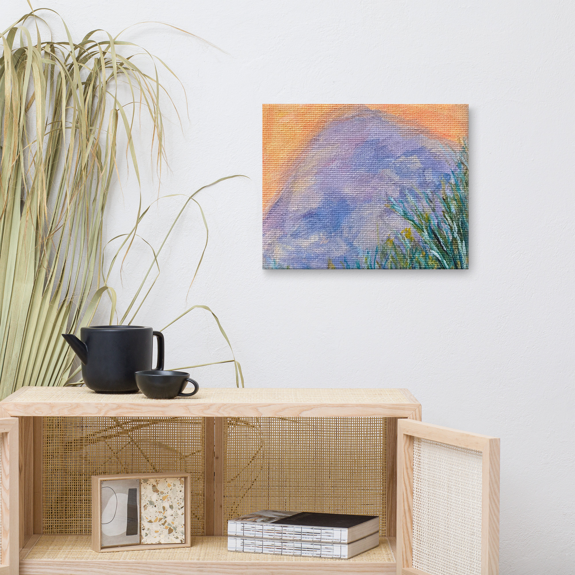 Rock at Sunset Canvas - Image 5