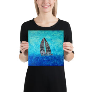 The Sail Boat, Jonestown Texas Canvas