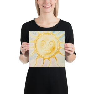 Sleeping Sun Canvas