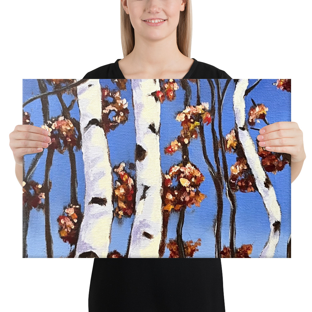 Birch Trees | Canvas - Image 4