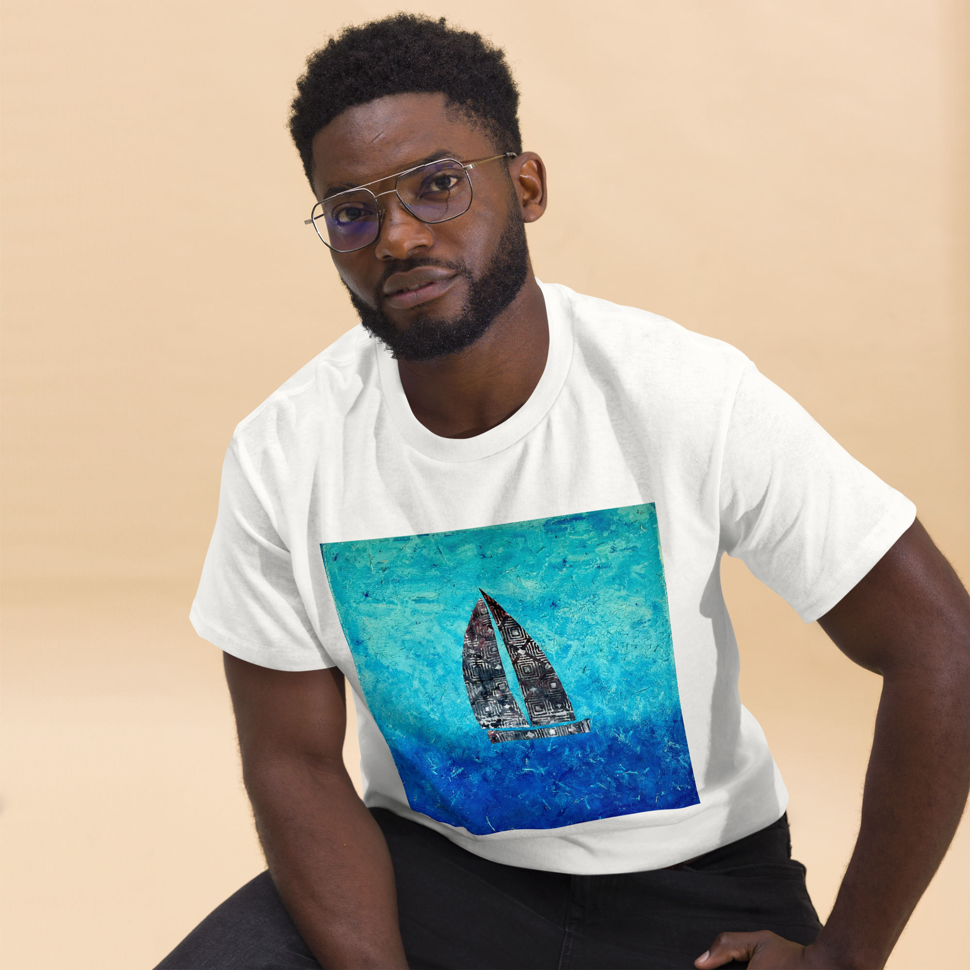 The Sail Boat, Jonestown Texas Unisex classic tee - Image 6
