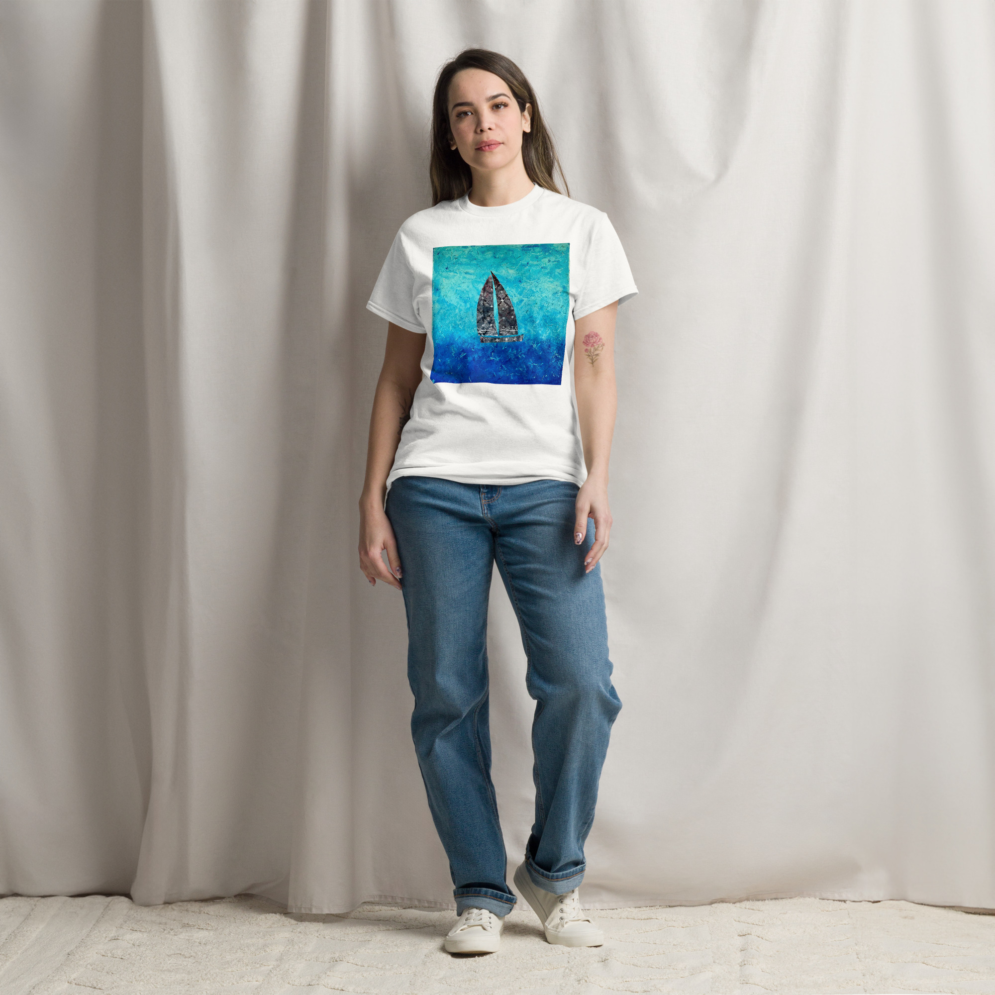 The Sail Boat, Jonestown Texas Unisex classic tee - Image 7