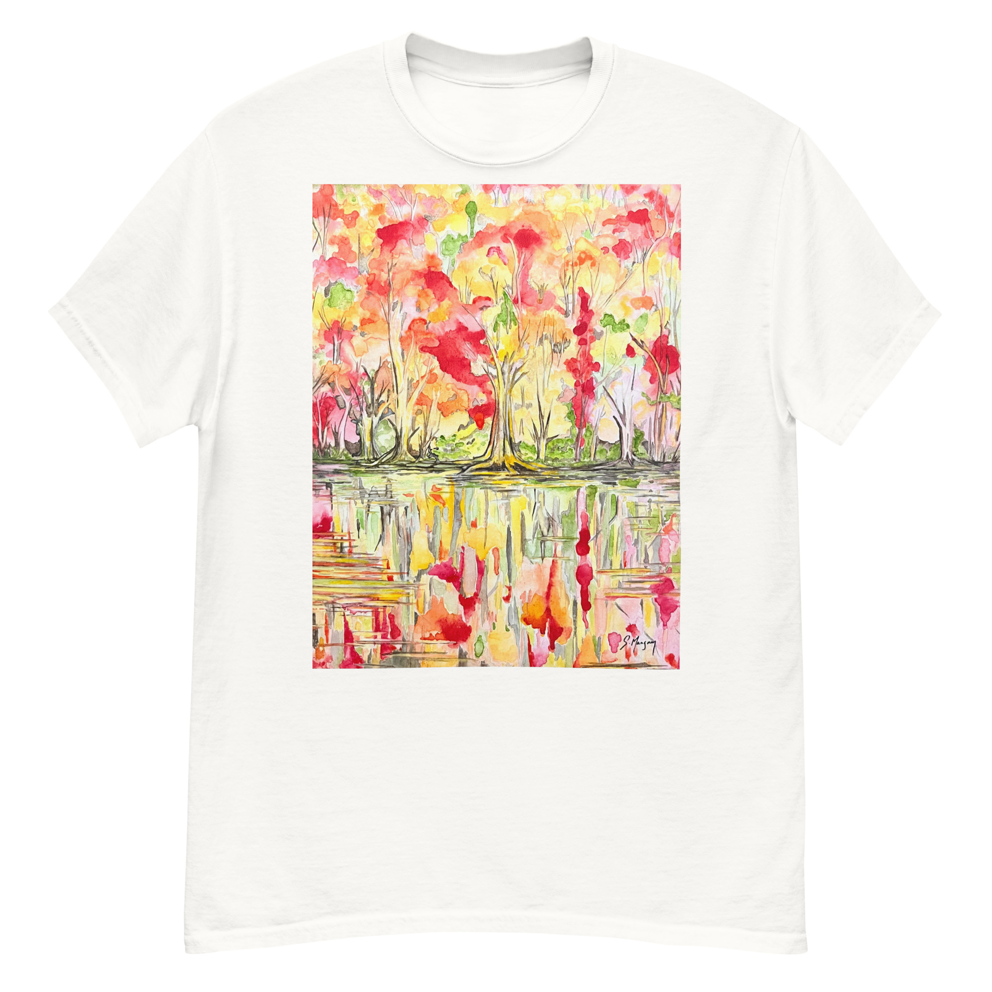 Serene Reflections | Unisex classic tee - Image 9
