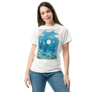 Bluebonnets in the Moonlight | Unisex classic tee