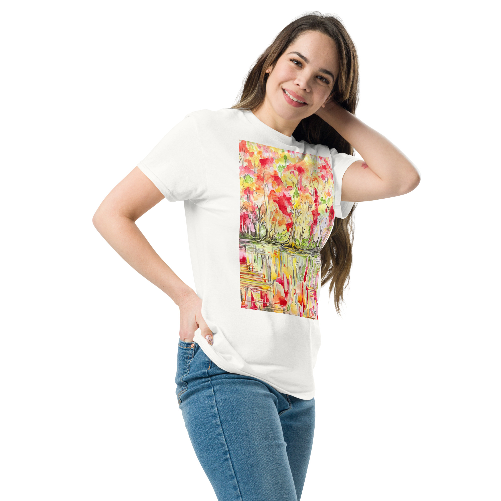 Serene Reflections | Unisex classic tee - Image 12