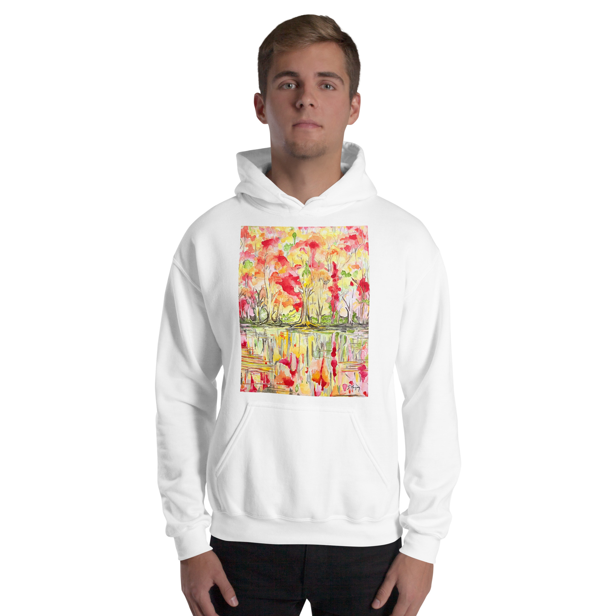 Serene Reflections | Unisex Hoodie - Image 8