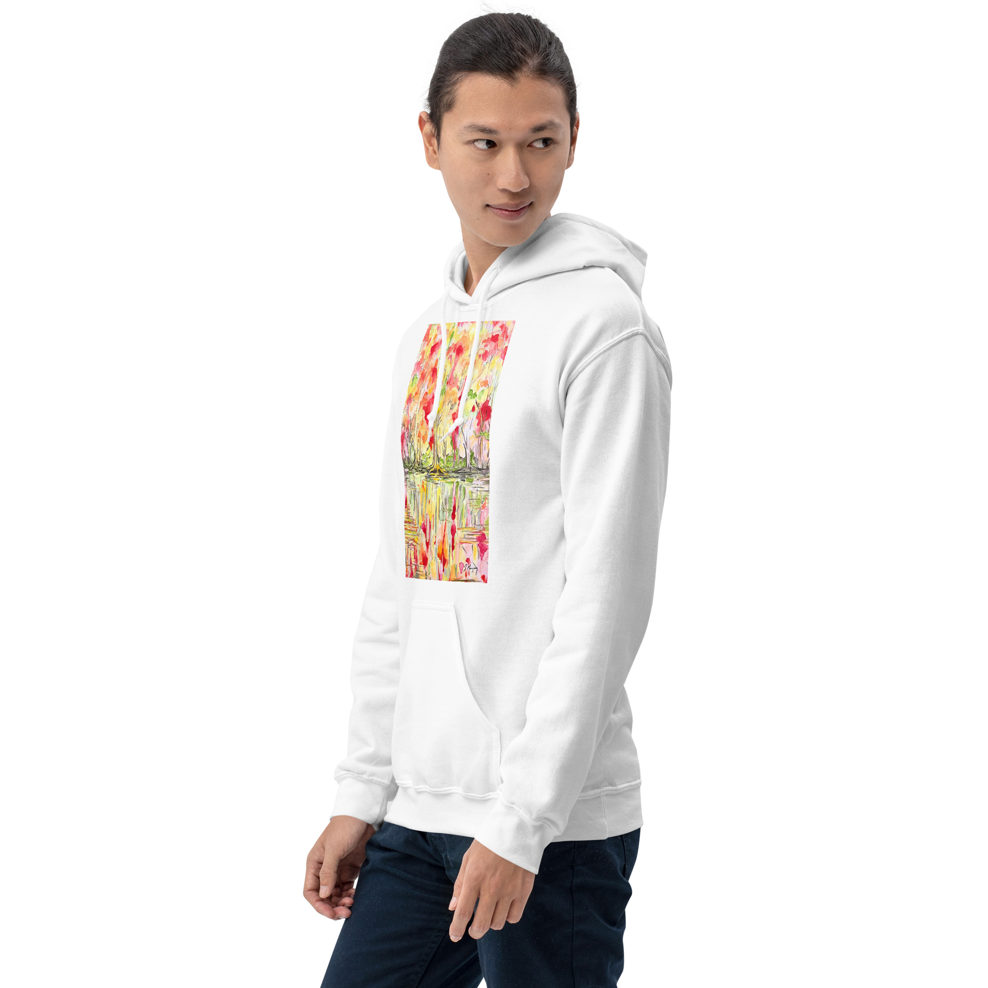 Serene Reflections | Unisex Hoodie - Image 11