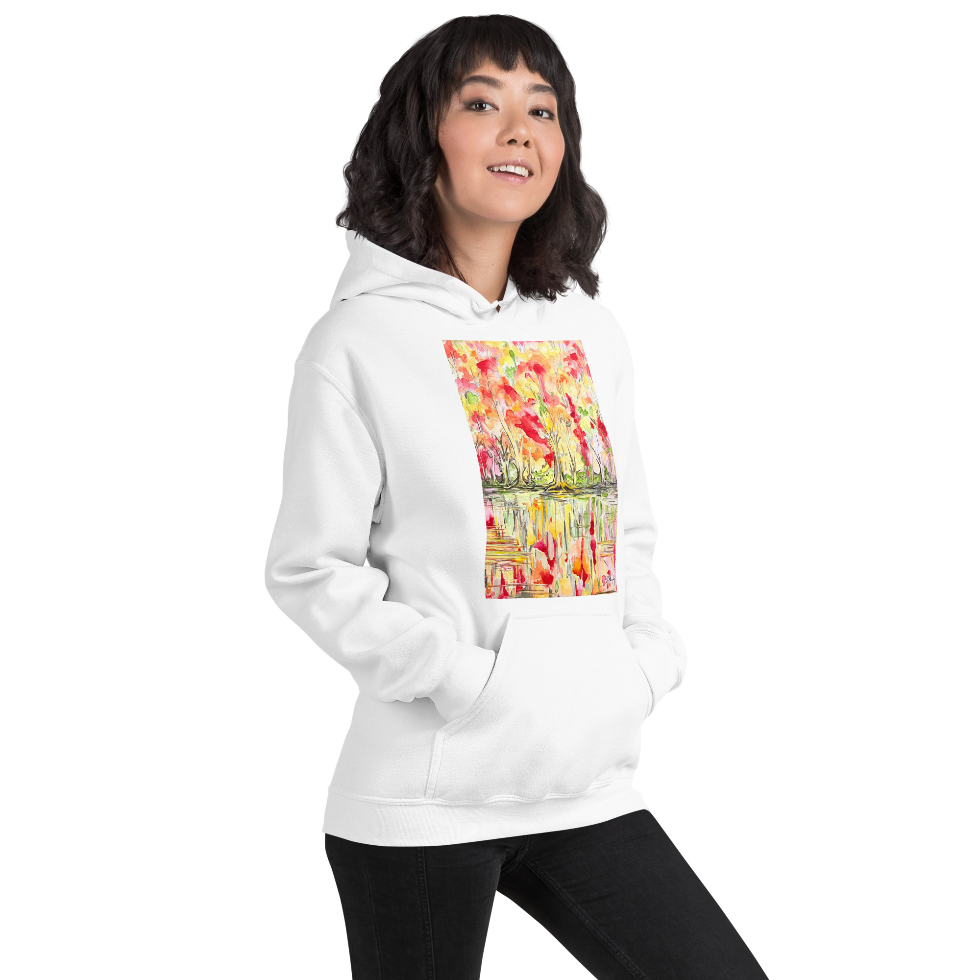 Serene Reflections | Unisex Hoodie - Image 20