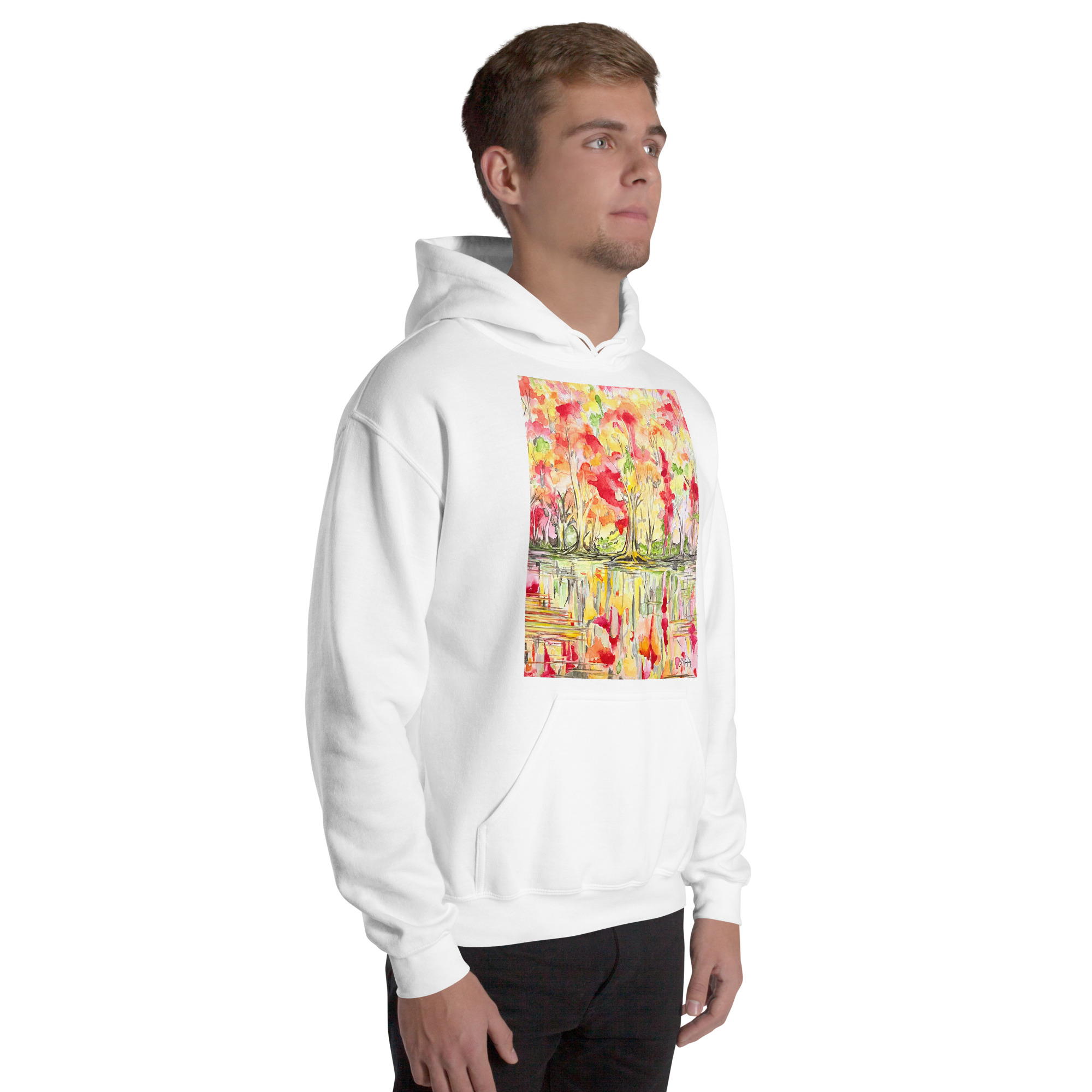 Serene Reflections | Unisex Hoodie - Image 9