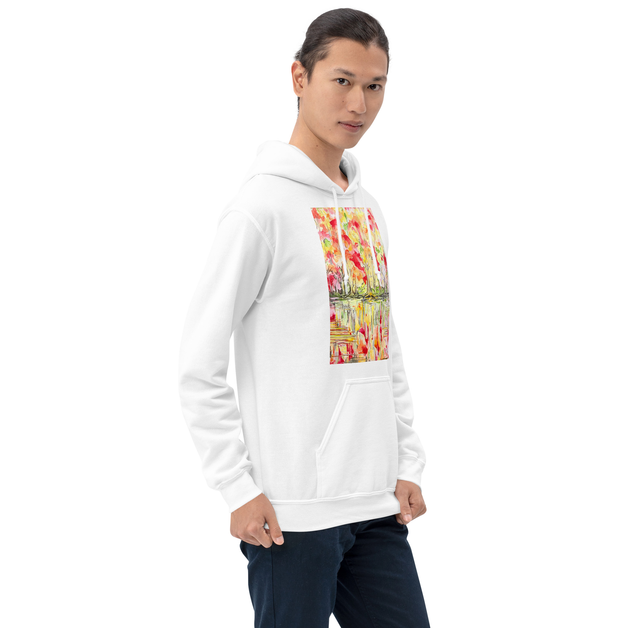 Serene Reflections | Unisex Hoodie - Image 10