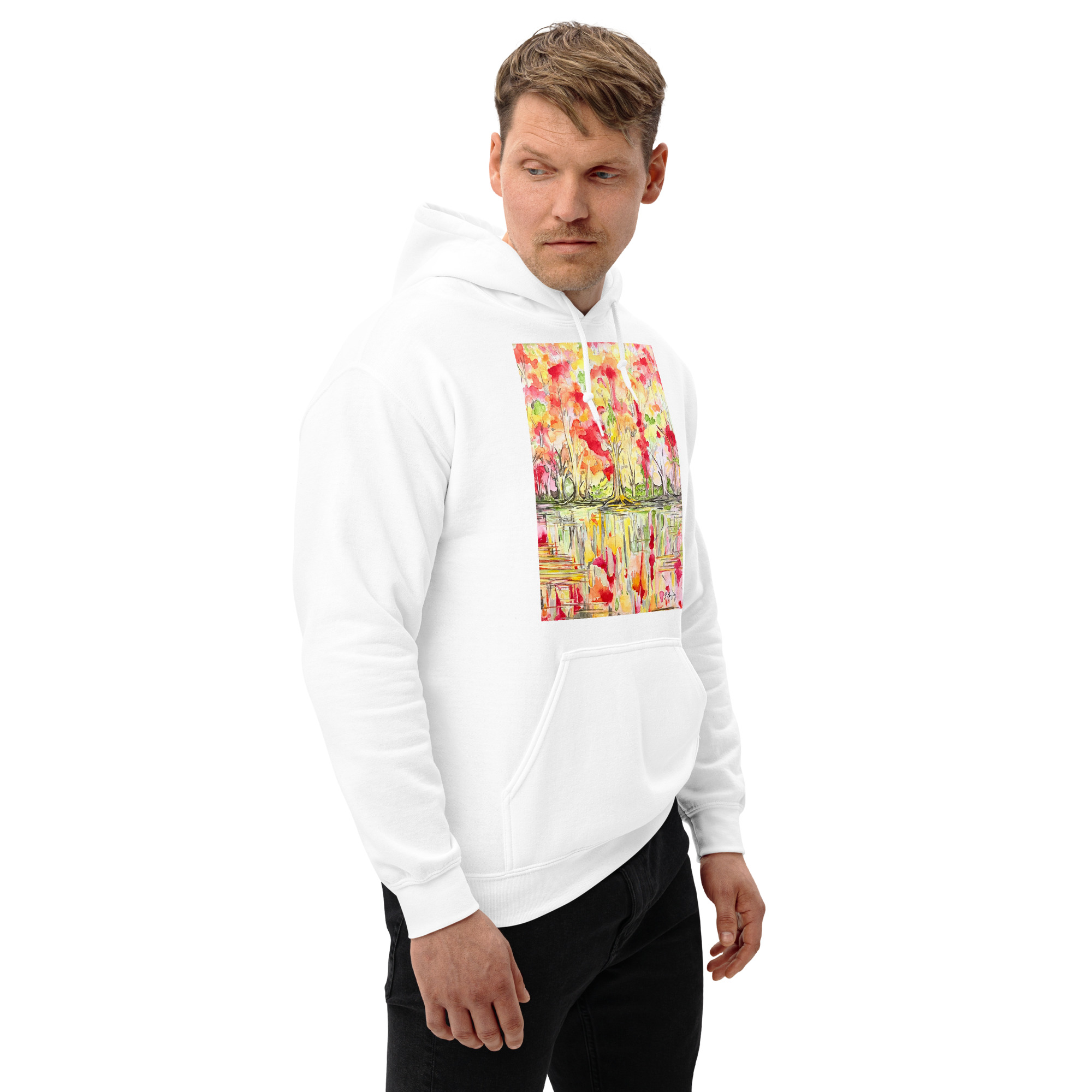 Serene Reflections | Unisex Hoodie - Image 14